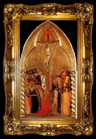 framed  Bernardo Daddi Crucifixion, ta009-2